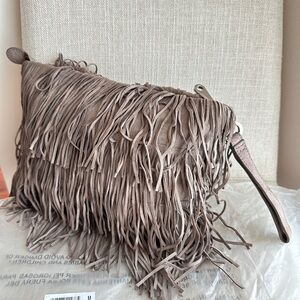 Zara brand new tassel clutch